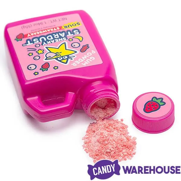 Sneaky Stardust Sour Gum Powder Bubble Jugs: 12-Piece Box - Image 6