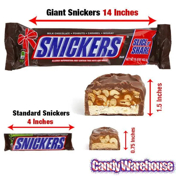 Snickers Giant 1-Pound Candy Bar - Image 6
