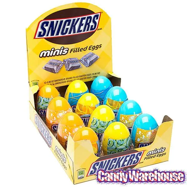 Snickers Minis Candy Filled Plastic Easter Eggs: 12-Piece Display - Image 3