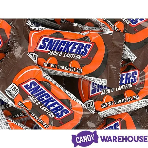 Snickers Halloween Pumpkin Candy Bars: 24-Piece Box - Image 5