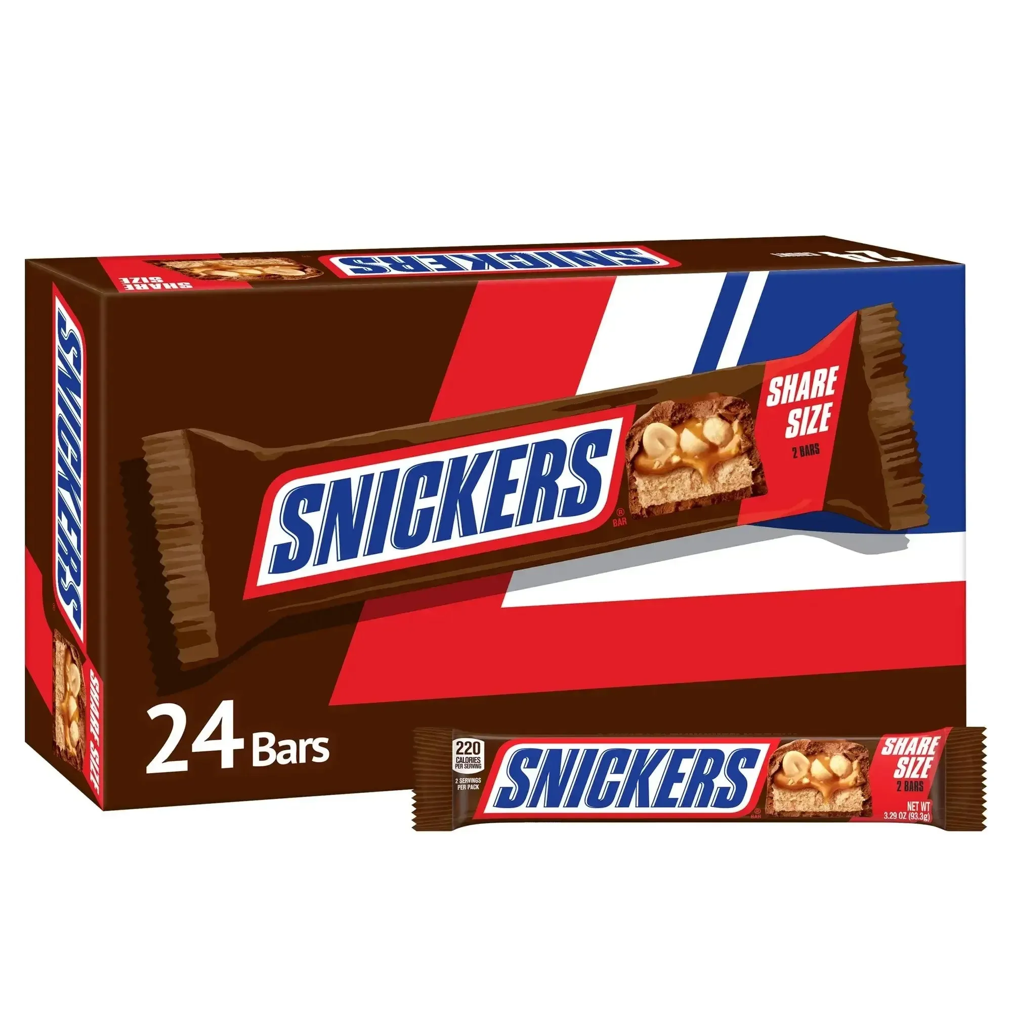 Snickers Share Size Candy Bars: 24-Piece Box - Image 2