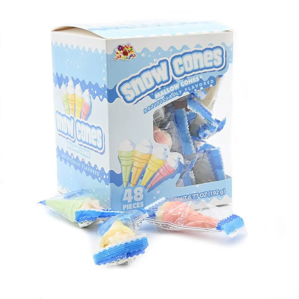 Snow Cones Mallow Cones: 48-Piece Box - Image 2