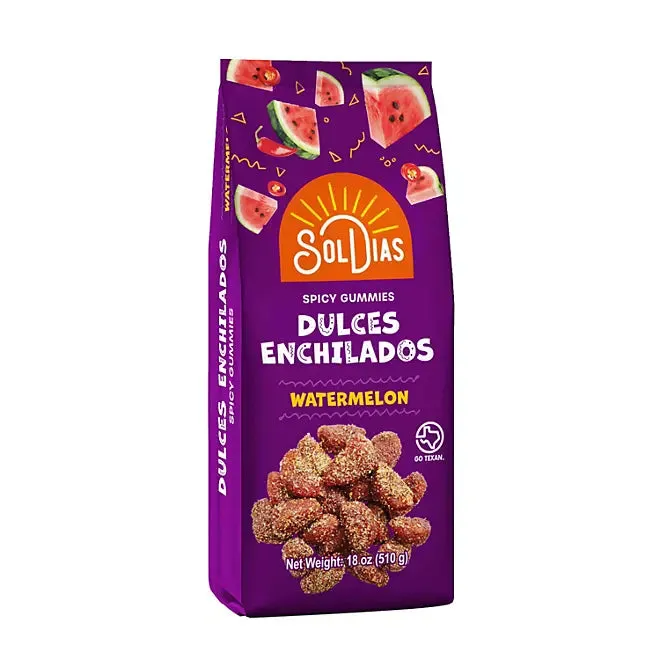 Sol Dias Spicy Watermelon Gummies: 18-Ounce Bag - Image 2