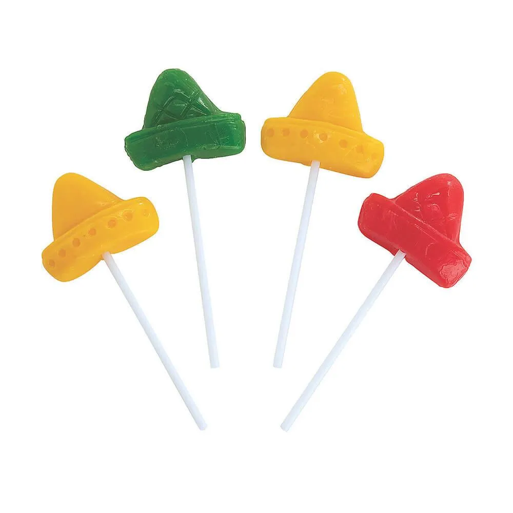 Sombrero Hat Lollipops: 12-Piece Box - Image 2