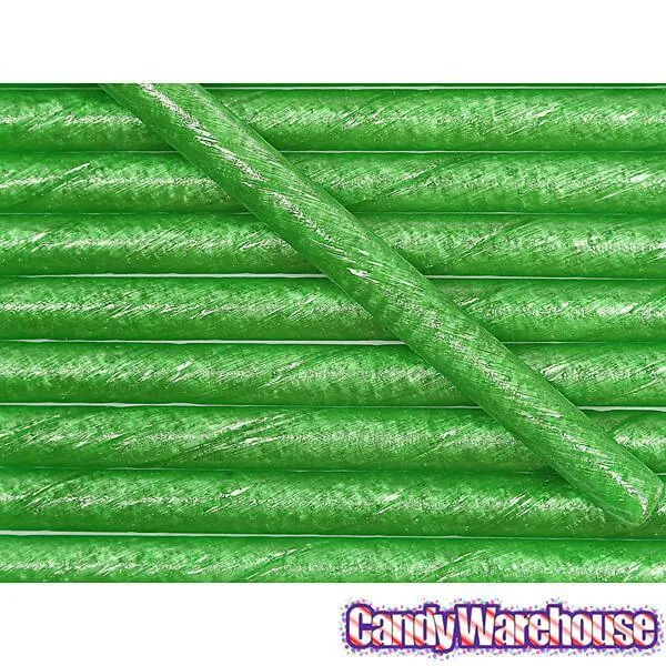 Old Fashioned Hard Candy Sticks - Sour Apple: 80-Piece Box - Image 3