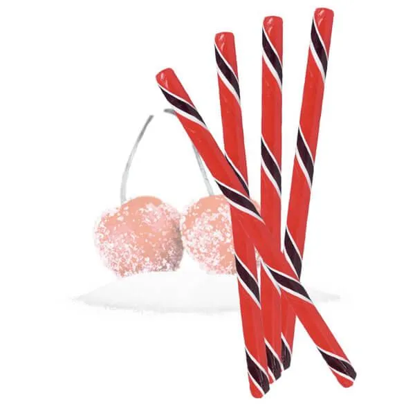 Sour Cherry Hard Candy Sticks: 100-Piece Box - Image 4