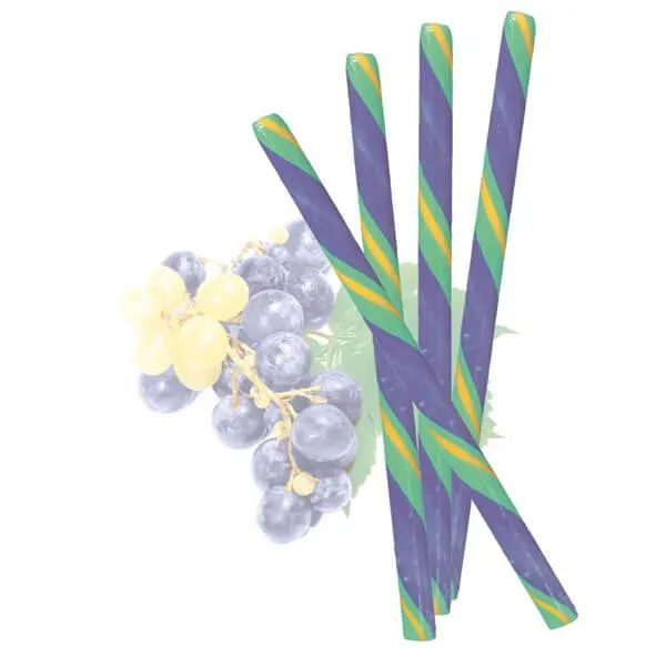Sour Grape Hard Candy Sticks: 100-Piece Box - Image 4