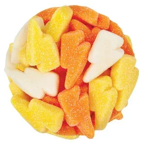 Sour Gummy Lightning Bolts Candy: 6.6LB Bag - Image 2