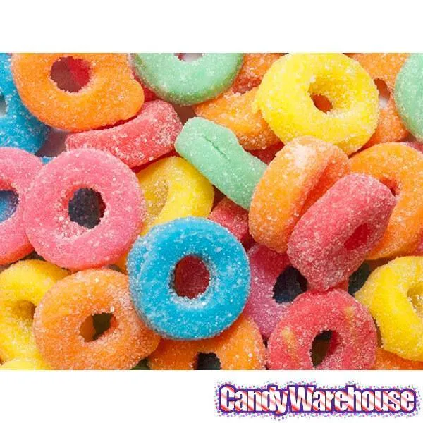 Sour Gummy Mini Rings: 5LB Bag - Image 2