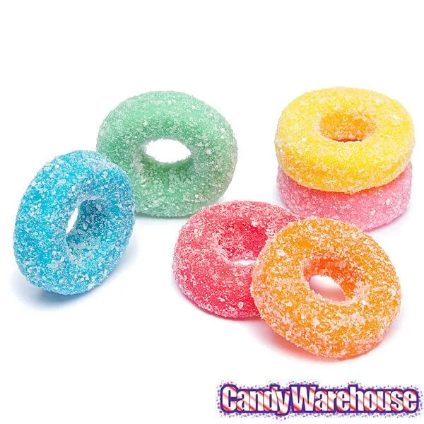 Sour Gummy Mini Rings: 5LB Bag - Image 4