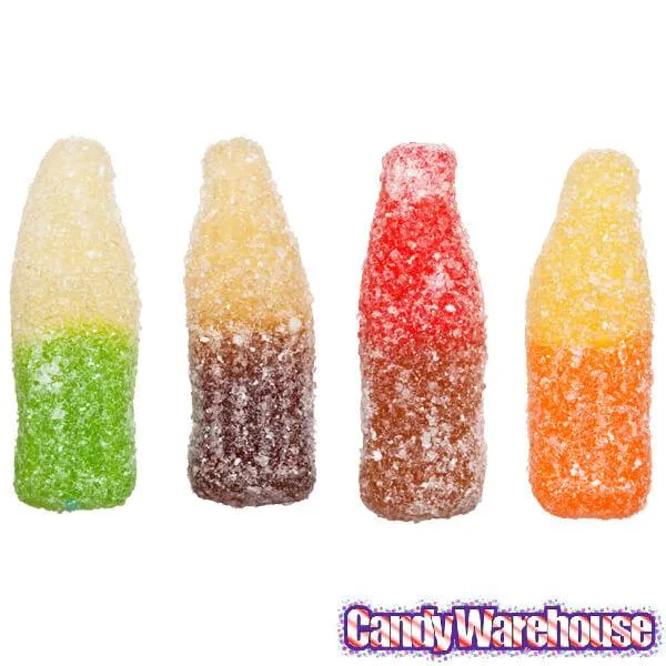 Sour Gummy Soda Bottles Candy: 5LB Bag - Image 2