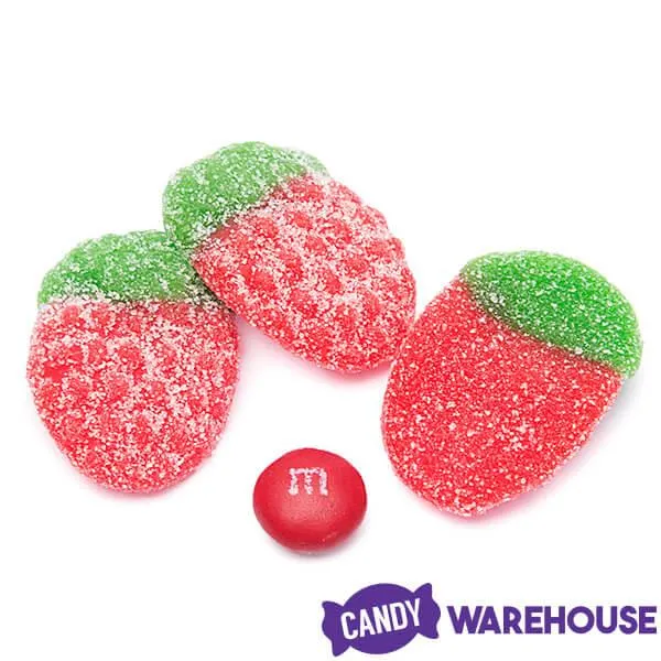 Sour Gummy Wild Strawberries: 1KG Bag - Image 3