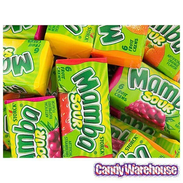 Mamba Fruit Chews Candy 6-Packs - Sour: 48-Piece Box - Image 4