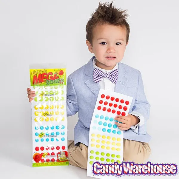 Sour Mega Candy Buttons Sheets: 3-Piece Pack - Image 3