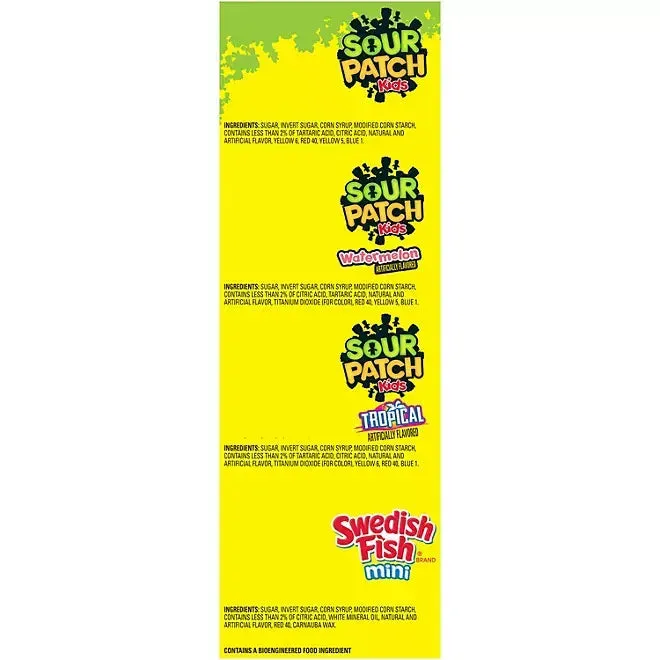Sour Patch Kids and Swedish Fish Candy Packs Assortment: 200-Piece Bag - Image 3