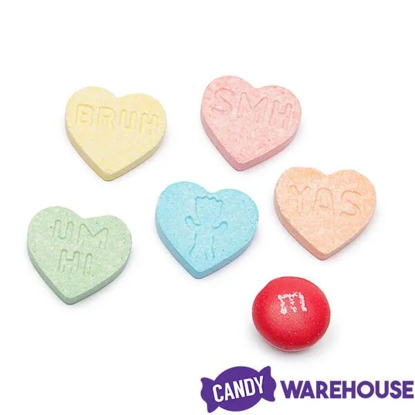 Sour Patch Kids Conversation Hearts Candy Packs: 36-Piece Box - Image 2