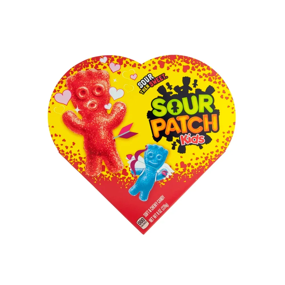 Sour Patch Kids Heart Box Candy: 6-Piece Case