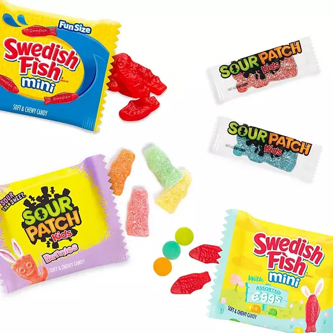 Sour Patch Kids & Swedish Fish Easter Gummy Candy: 260-Piece Bag - Image 2