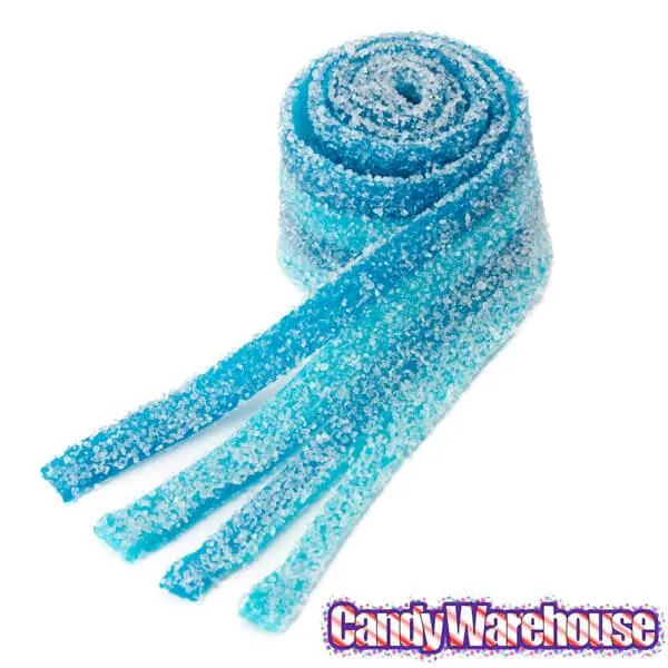 Sour Power Belts Candy - Berry Blue: 20-Pound Case - Image 4