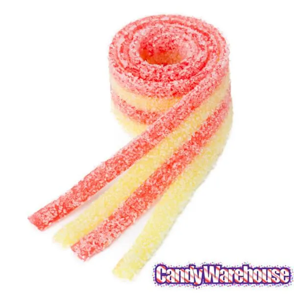 Sour Power Belts Candy - Strawberry-Banana: 20LB Bag - Image 5