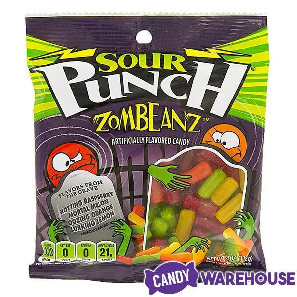 Sour Punch Zombeanz Gummy Candy: 2LB Box - Image 3