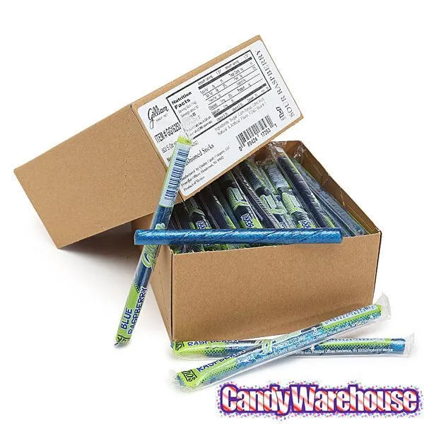 Old Fashioned Hard Candy Sticks - Sour Raspberry: 80-Piece Box - Image 4