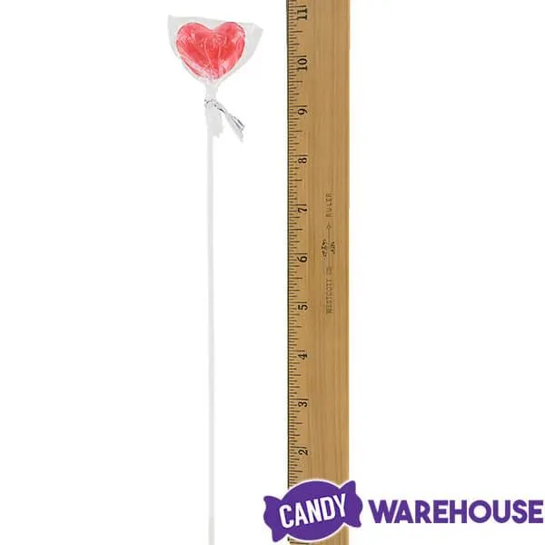 Sparkle Candy Heart Lollipops - Assorted: 100-Piece Bag - Image 2