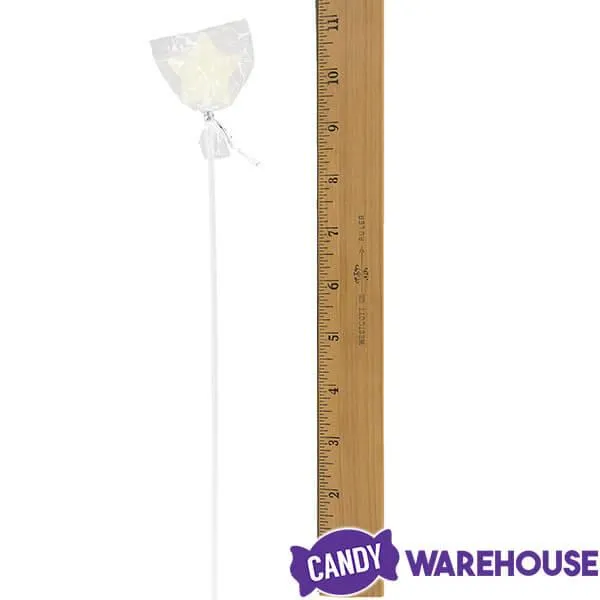 Sparkle Candy White Star Lollipops: 100-Piece Bag - Image 2
