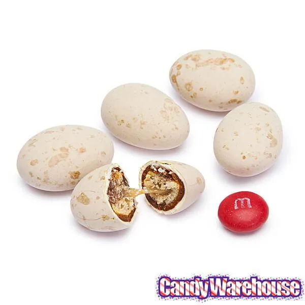 Speckled Tan Caramel Filled Chocolate Quail Eggs Candy: 2LB Bag - Image 4