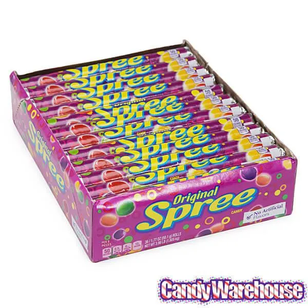 Spree Candy Rolls: 36-Piece Box - Image 3