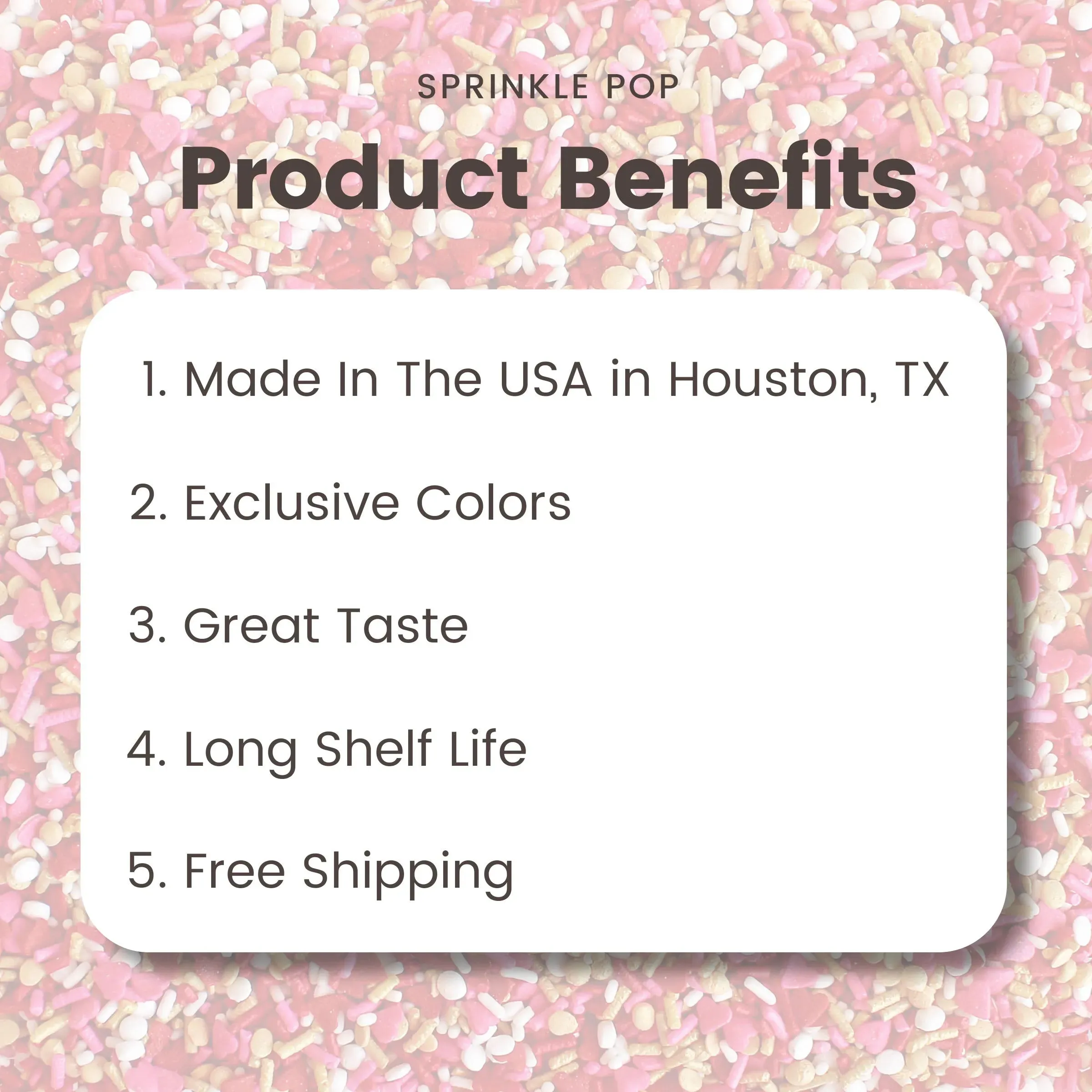 Sprinkle Pop Cupid's Arrow Sprinkle Mix - Image 9