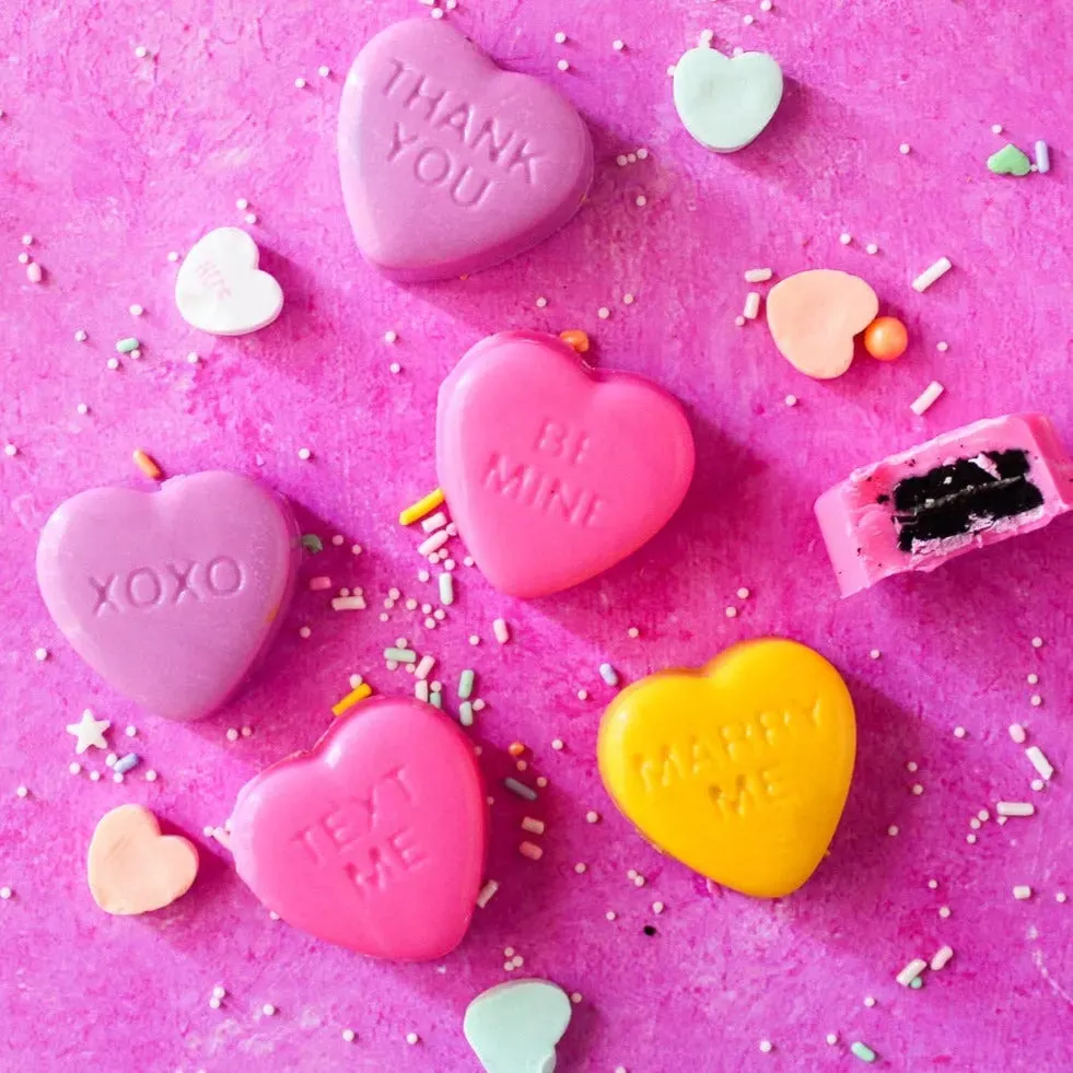 Sprinkle Pop Mini Conversation Hearts Cookie Mold - Image 2