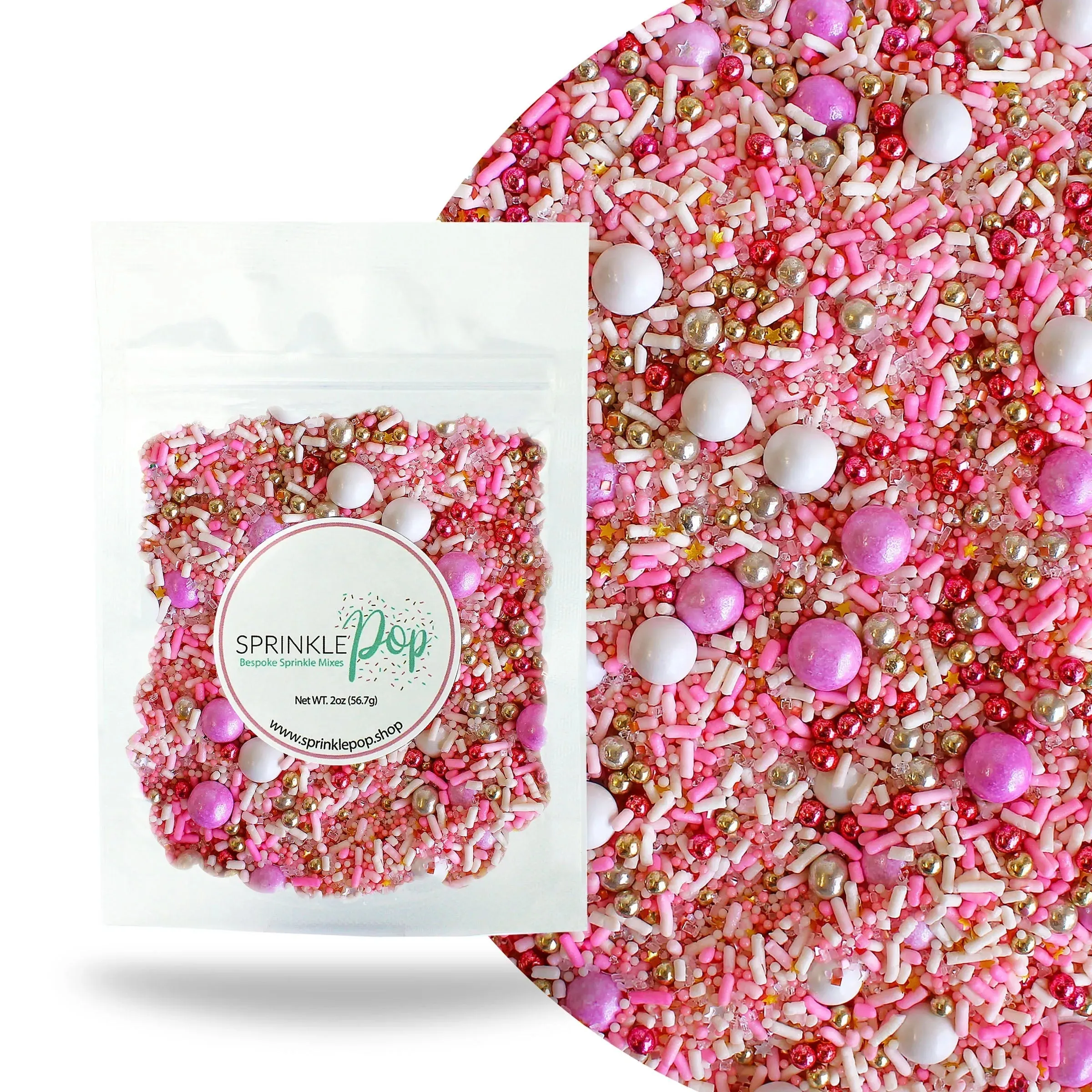 Sprinkle Pop Pink Velvet Sprinkle Mix - Image 3