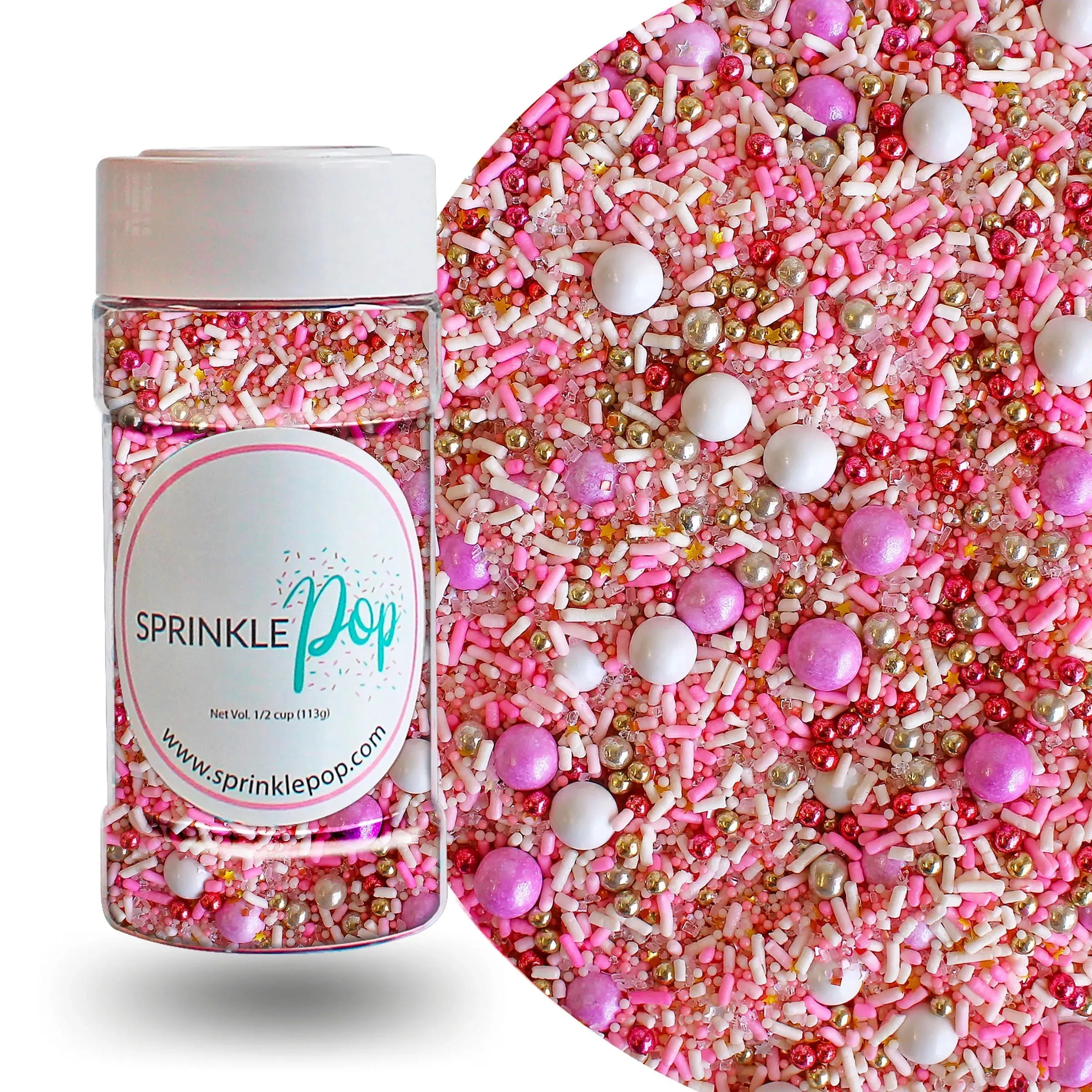 Sprinkle Pop Pink Velvet Sprinkle Mix - Image 6