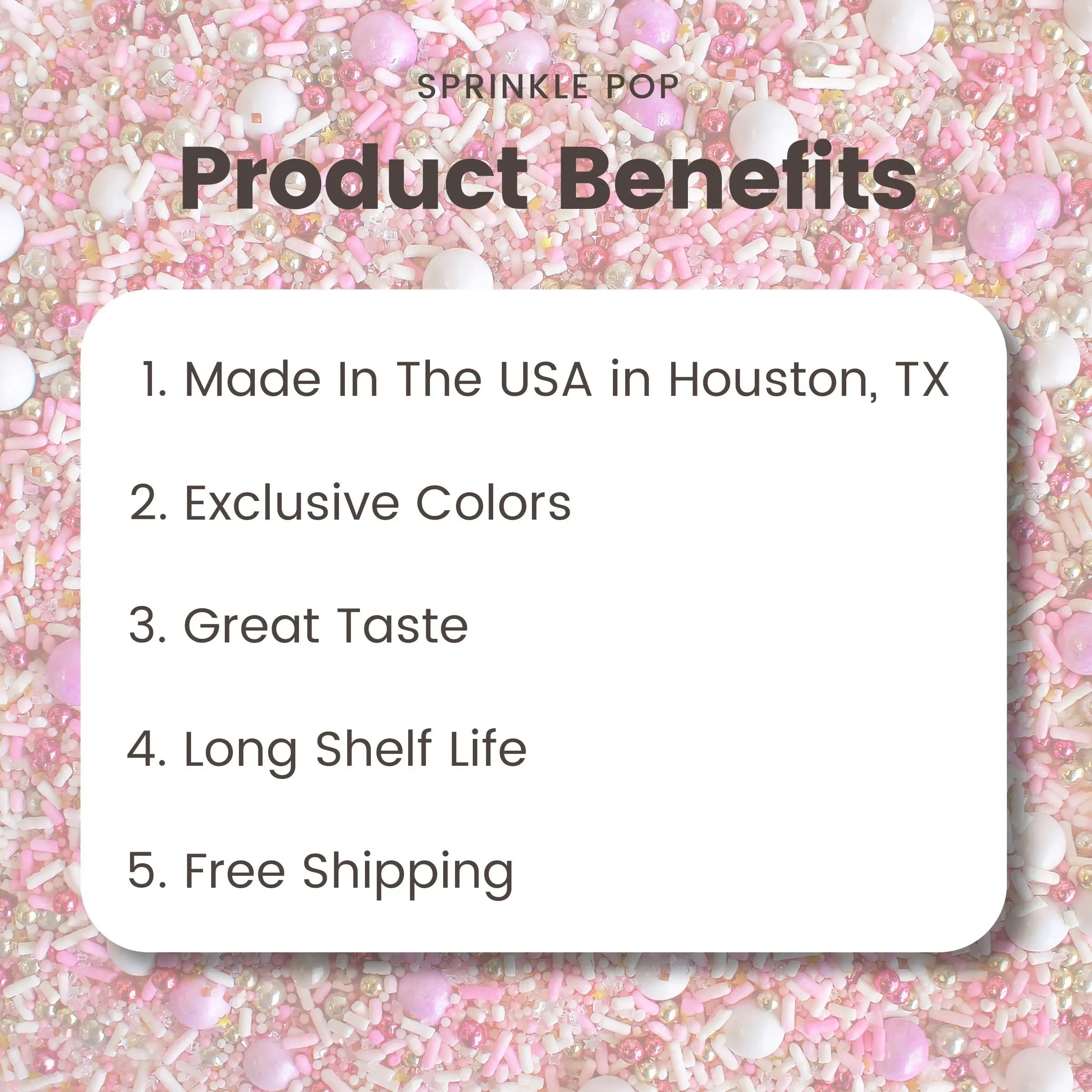 Sprinkle Pop Pink Velvet Sprinkle Mix - Image 9