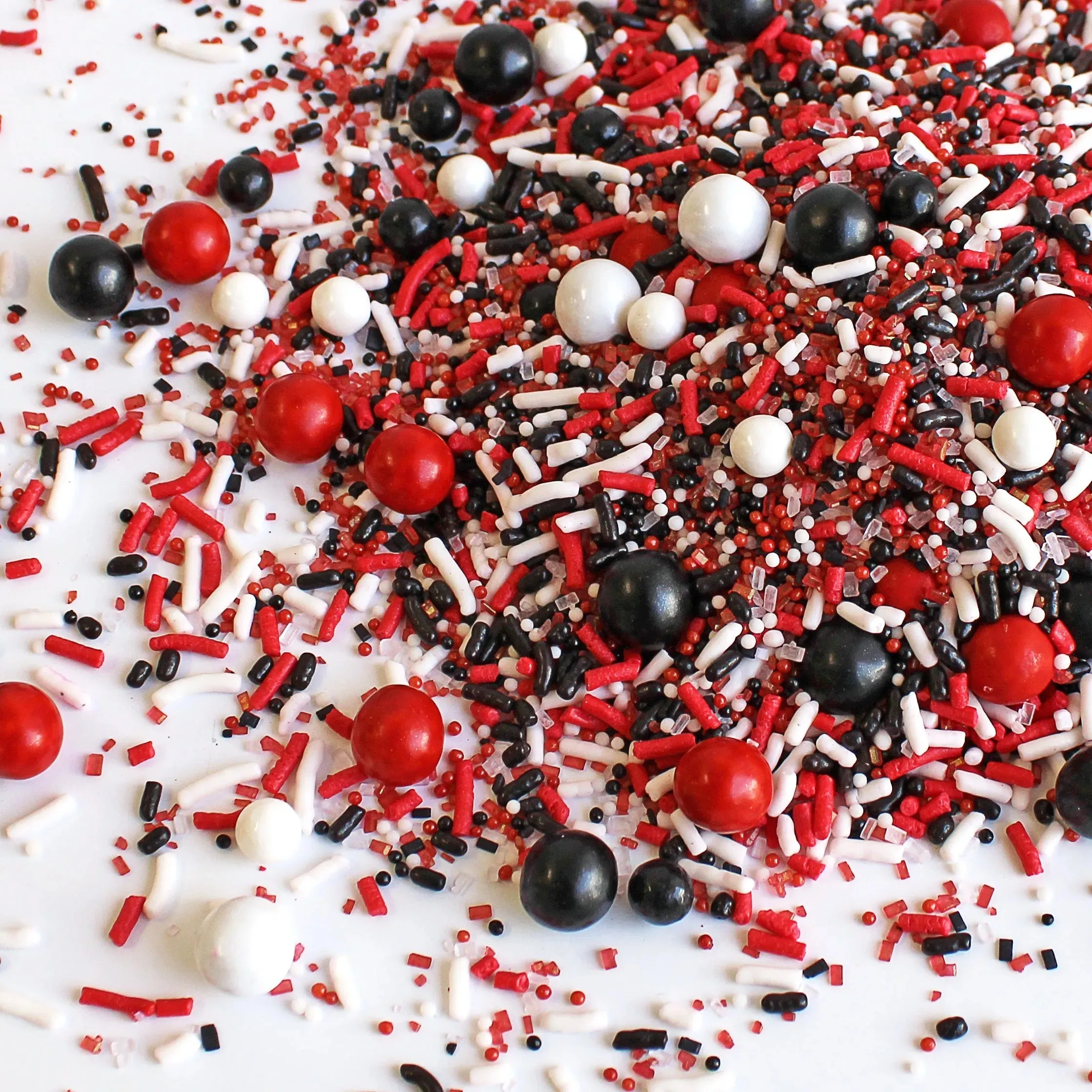Sprinkle Pop Red, Black & White Sporty Sprinkles - Image 2