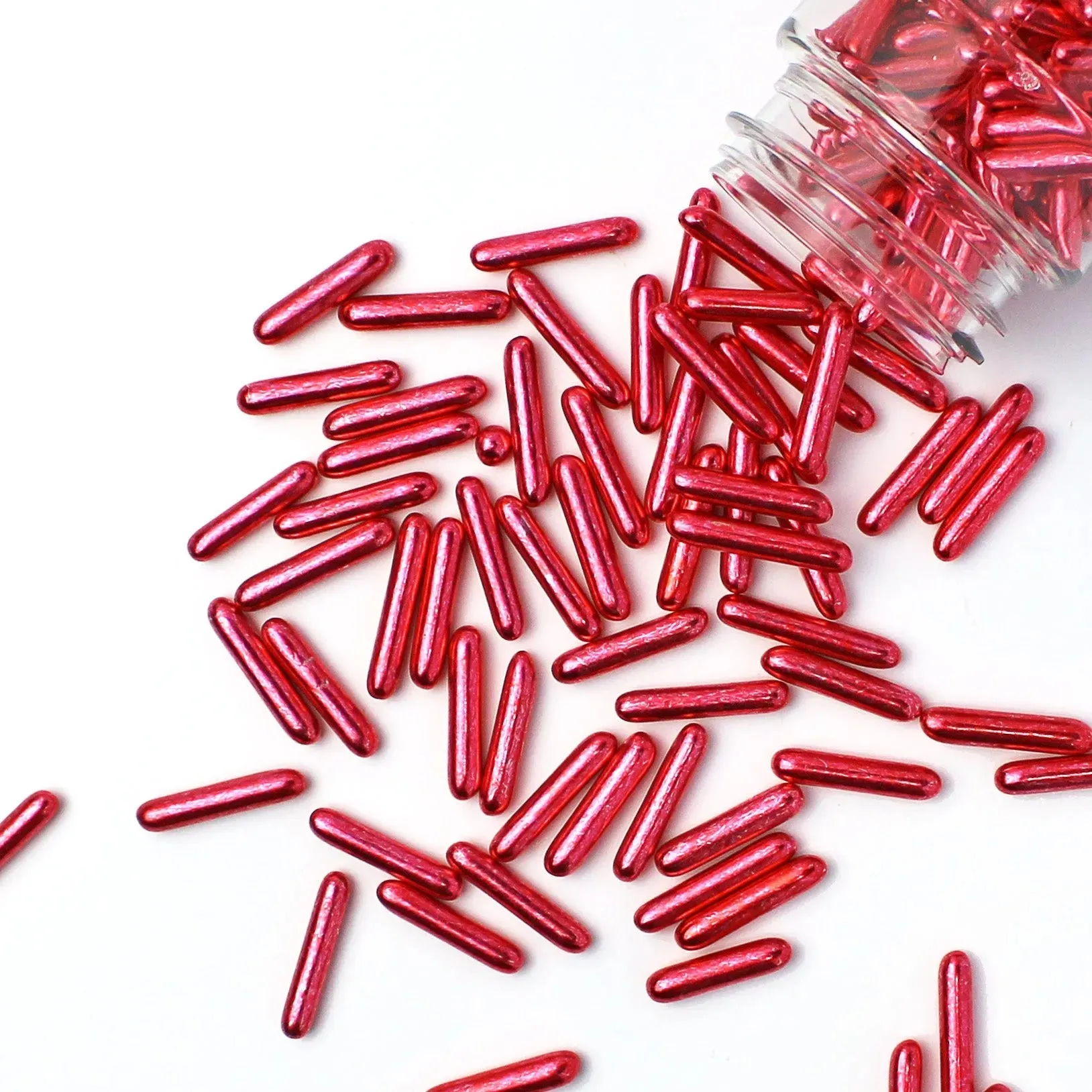 Sprinkle Pop Red Macaroni Dragees - Image 2