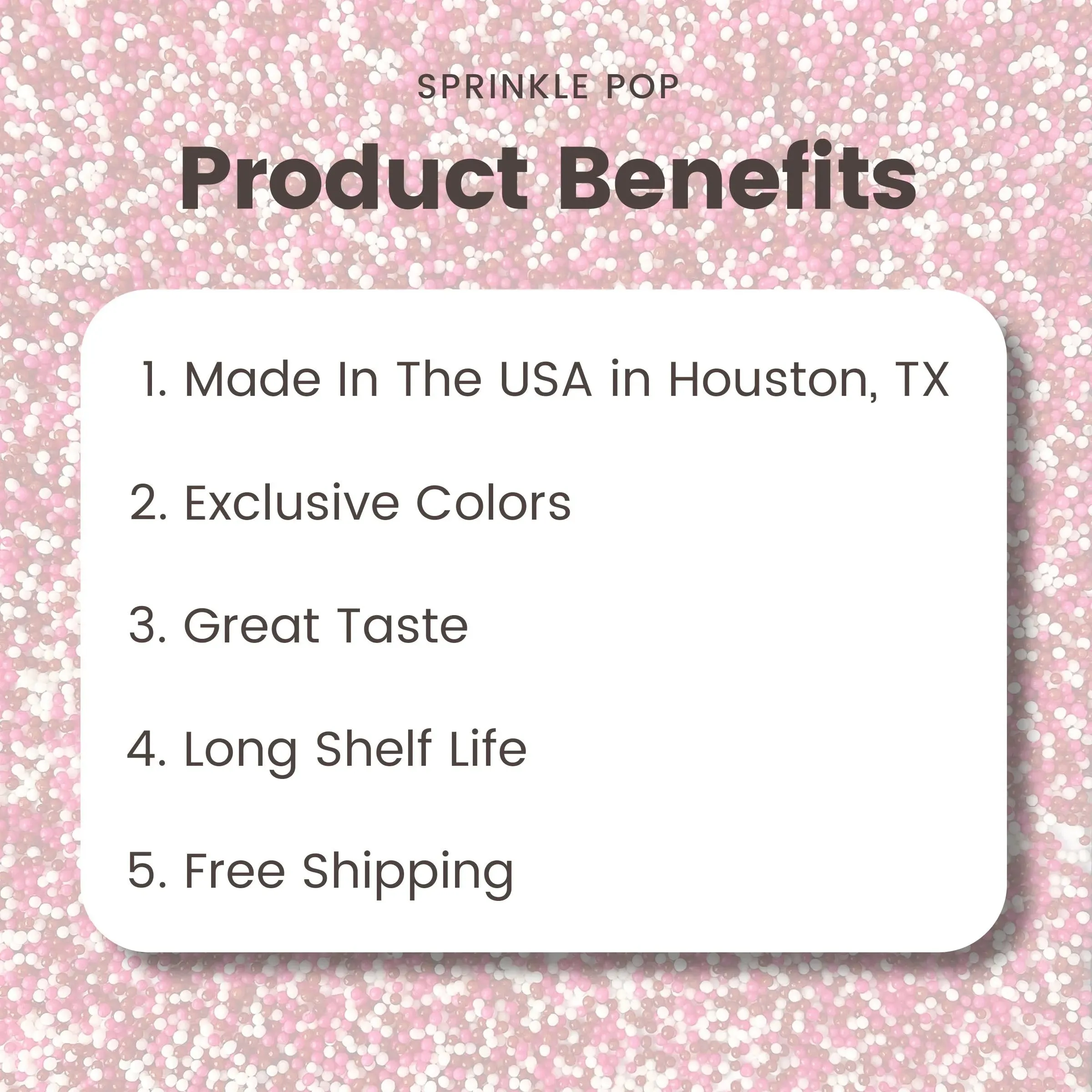 Sprinkle Pop Valentine's Nonpareil Sprinkle Mix - Image 8