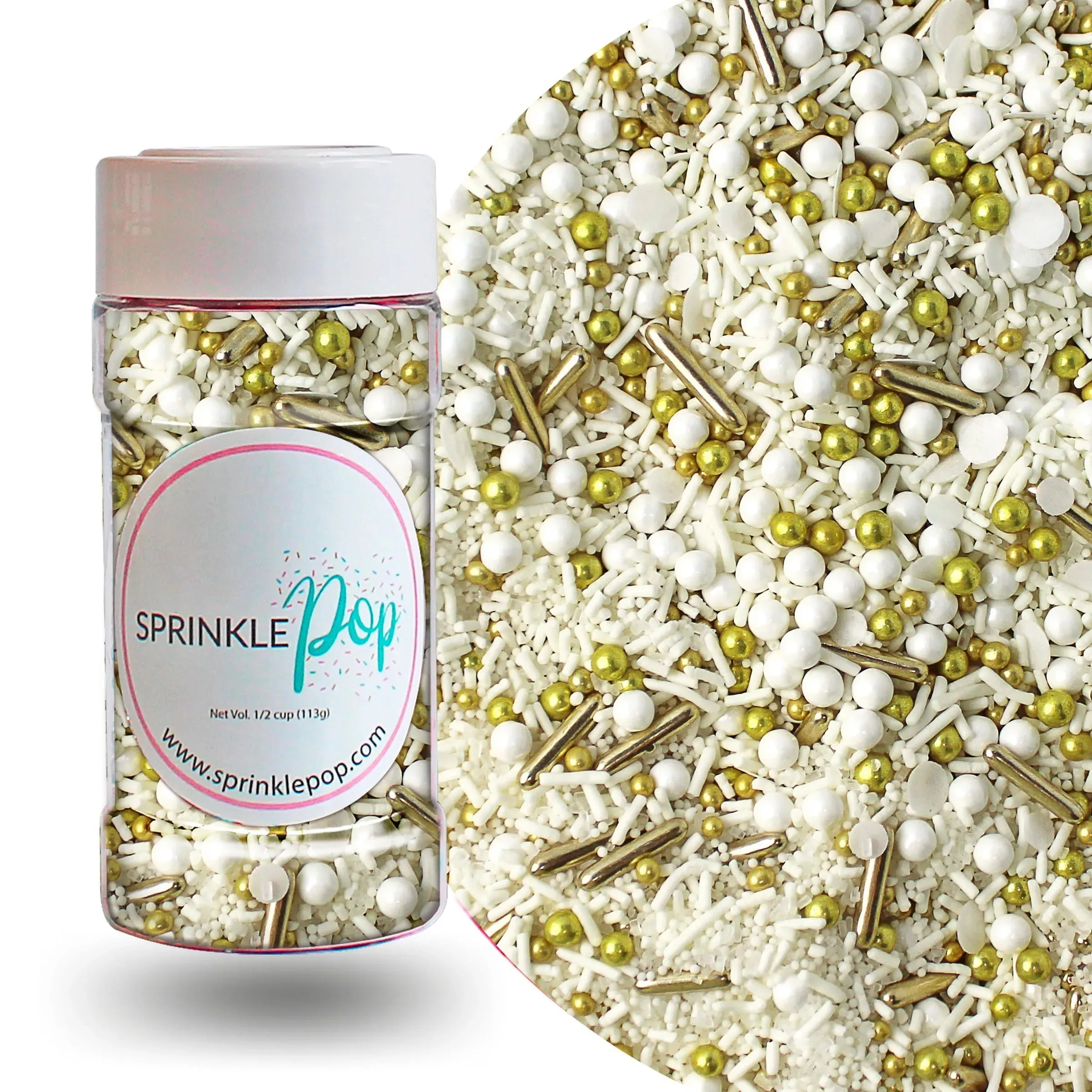 Sprinkle Pop Wedding White Sprinkle Mix - Image 6