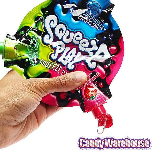 Squeeze Play 3-Flavor Gooey Candy Packs: 12-Piece Box - Image 2