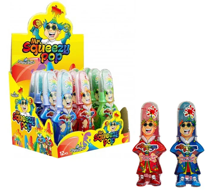 Squeezy Pop Lollipop & Gel Candy: 12-Piece Display - Image 4