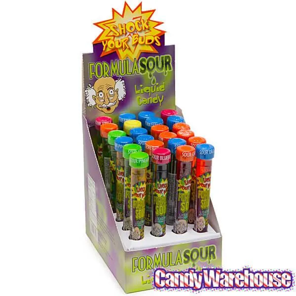 Squire Boone Formula Sour Liquid Candy Test Tubes: 24-Piece Box - Image 3