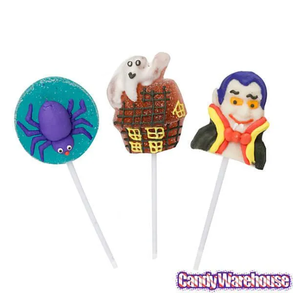 Squire Boone Halloween Characters Jelly Lollipops Candy: 12-Piece Box - Image 3