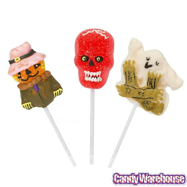 Squire Boone Halloween Characters Jelly Lollipops Candy: 12-Piece Box - Image 4