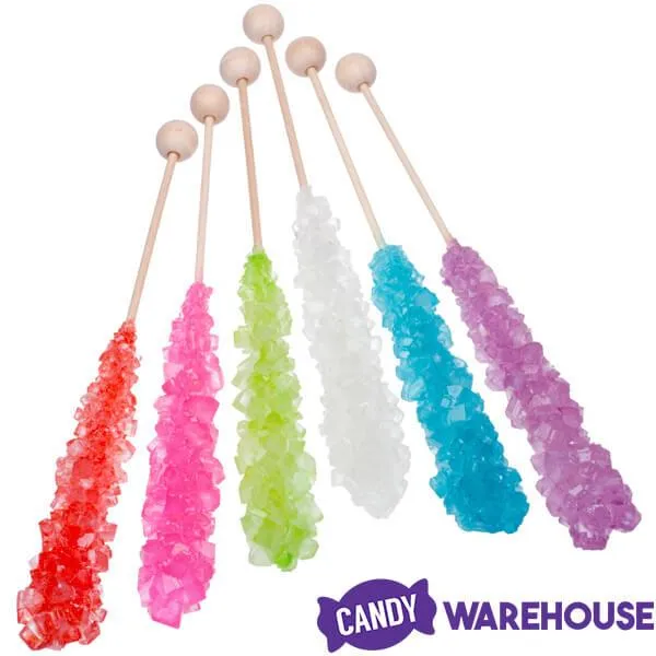 Squire Boone Mountain-Size Rock Candy Crystal Sticks: Set of 6 Tubes - Image 3