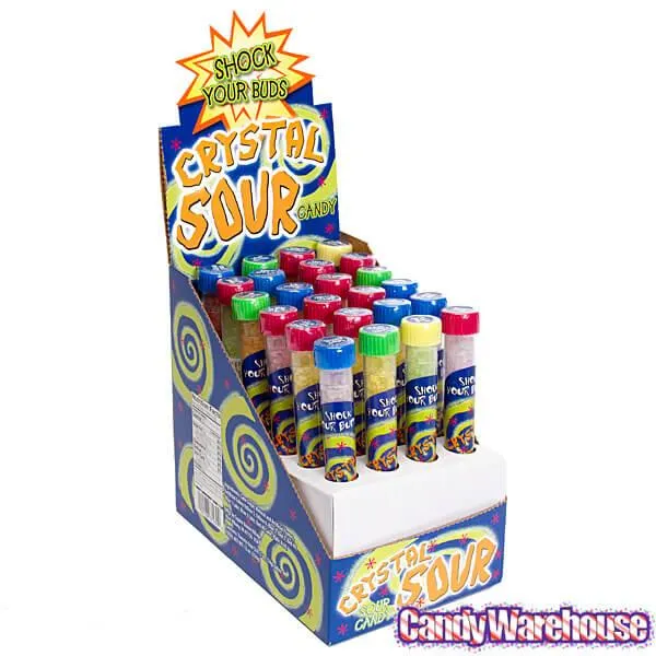 Squire Boone Sour Rock Candy Crystals Tubes: 24-Piece Box - Image 5