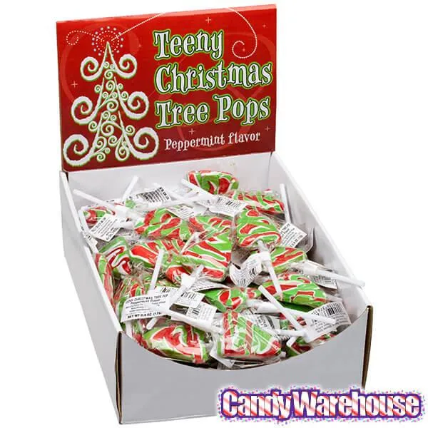 Squire Boone Teeny Christmas Tree Swirl Pops 96-Piece Box - Image 2
