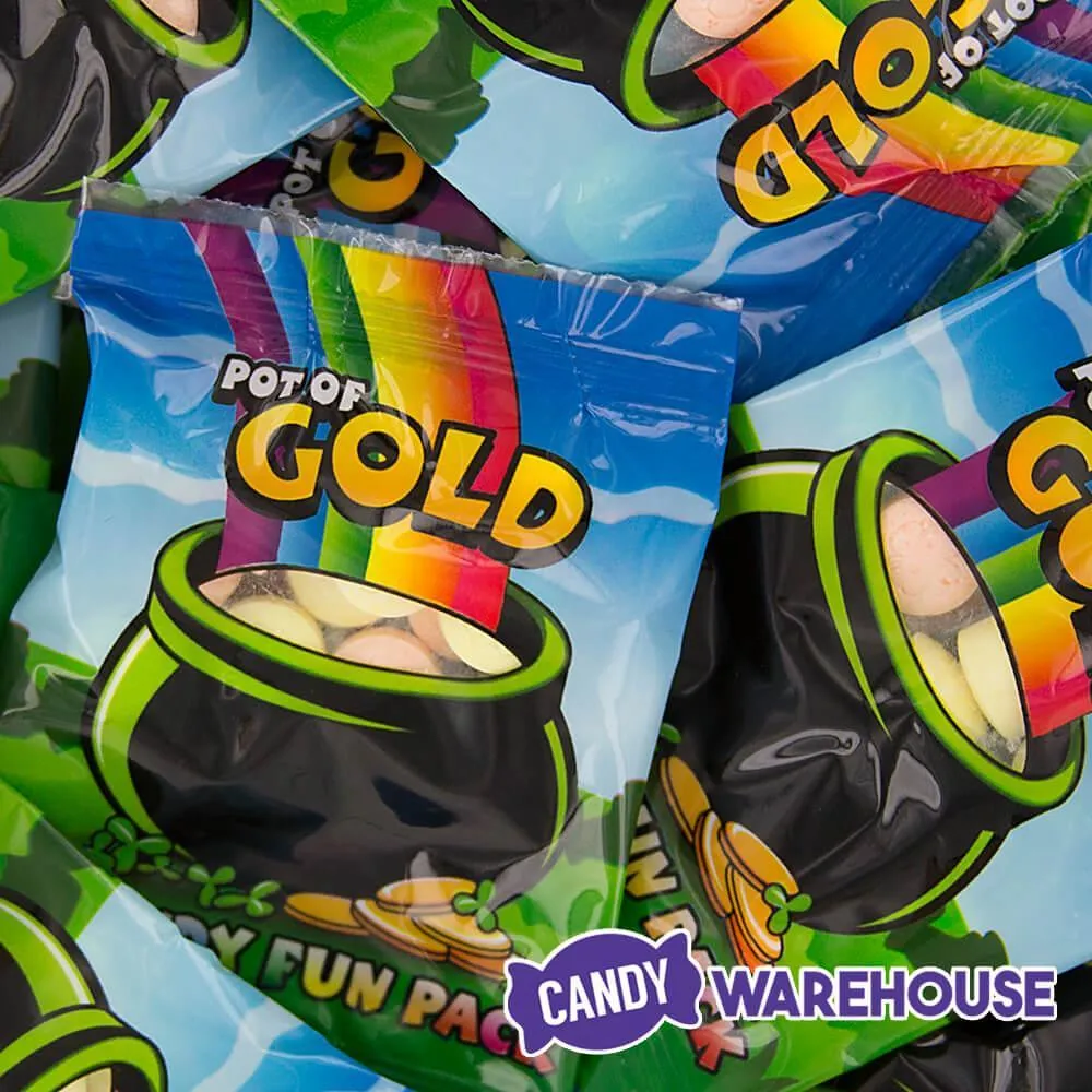 St. Patrick's Day Candy Coins in Pot of Gold Fun Packs: 48-Piece Bag - Image 3
