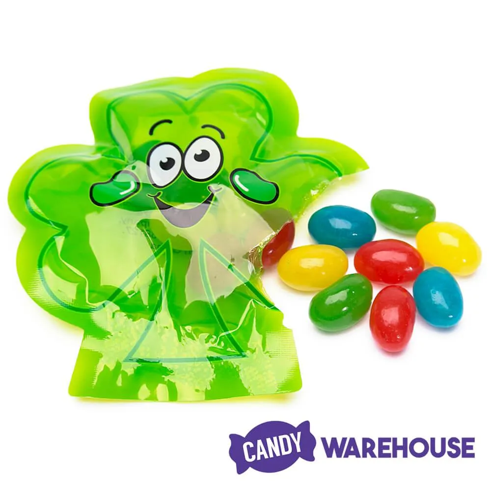 St. Patrick's Day Jelly Beans Candy in Shamrock Packs: 24-Piece Bag - Image 3
