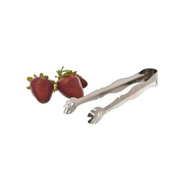 Stainless Steel 7.75-Inch Scalloped Candy Tongs - Image 2